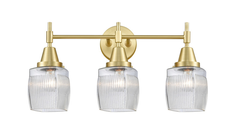 Innovations - 447-3W-SB-G302-LED - LED Bath Vanity - Satin Brass