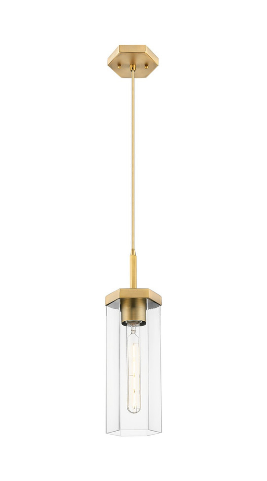 Innovations - 463-1P-BB-G463-12CL - One Light Pendant - Downtown Urban - Brushed Brass