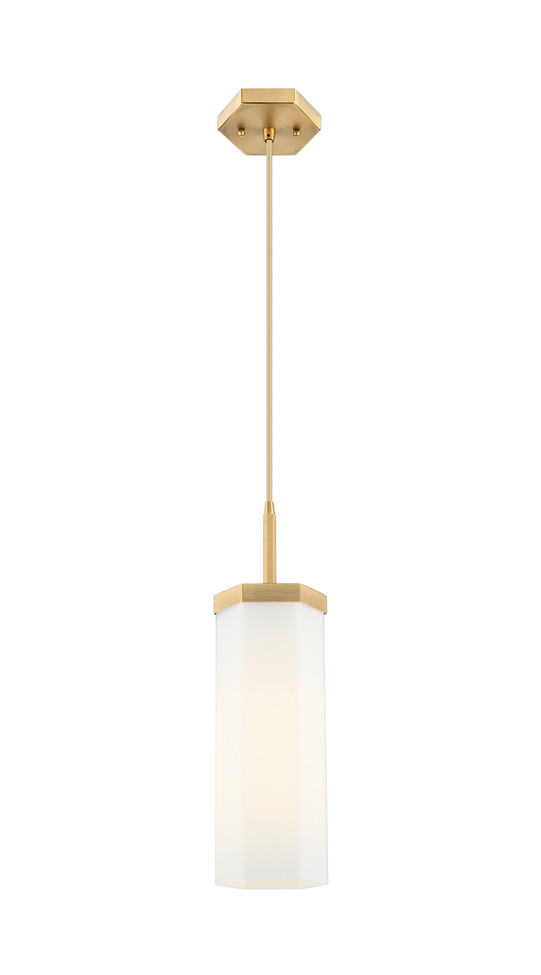 Innovations - 463-1P-BB-G463-12WH - One Light Pendant - Downtown Urban - Brushed Brass