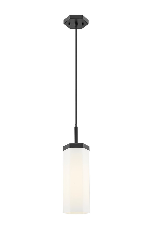 Innovations - 463-1P-BK-G463-12WH - One Light Pendant - Downtown Urban - Matte Black