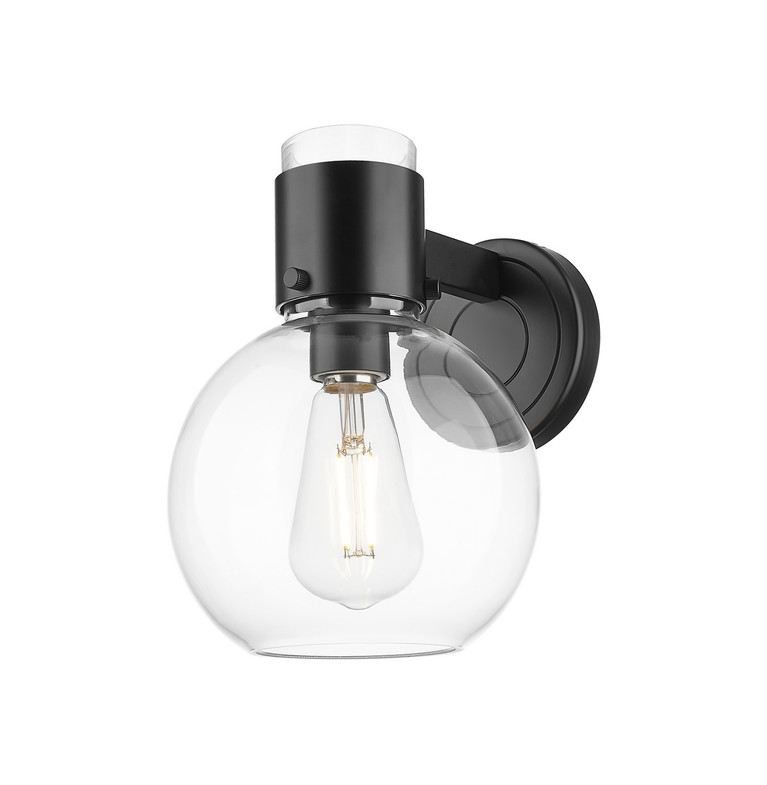 Innovations - 464-1W-BK-G464B-7CL - One Light Wall Sconce - Downtown Urban - Matte Black