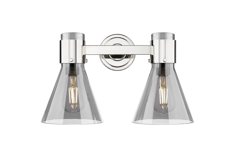 Innovations - 464-2W-PN-G464C-7SM - Two Light Bath Vanity - Downtown Urban - Polished Nickel