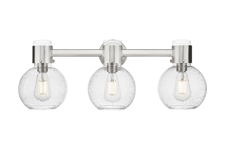 Innovations - 464-3W-SN-G464B-7SDY - Three Light Bath Vanity - Downtown Urban - Brushed Satin Nickel