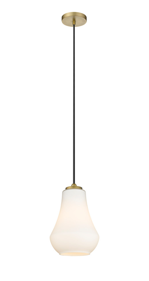 manufacturer_finish:Brushed Brass|manufacturer_glass:Cased Matte White Fairfield|light_output:220.00lm|color_temperature:2200K|cri:99