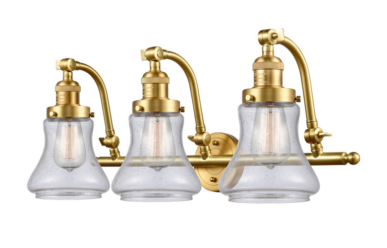 Innovations - 515-3W-SG-G194 - Three Light Bath Vanity - Franklin Restoration - Satin Gold