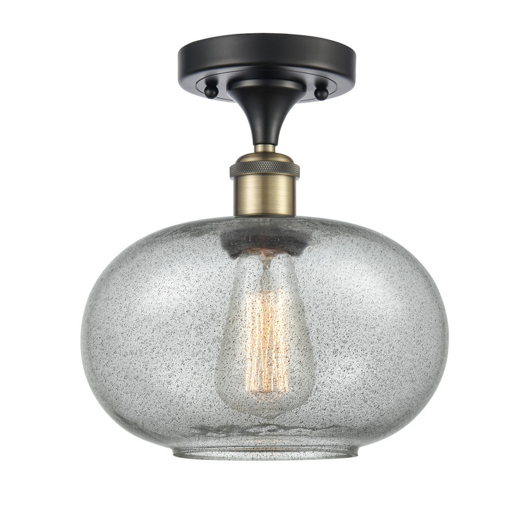 Innovations - 516-1C-BAB-G247 - One Light Semi-Flush Mount - Ballston - Black Antique Brass