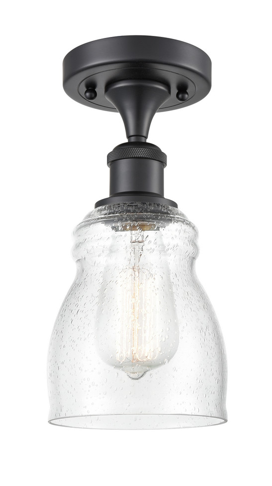 Innovations - 516-1C-BK-G394-LED - LED Semi-Flush Mount - Ballston - Matte Black