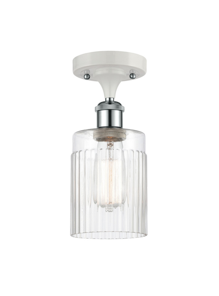Innovations - 516-1C-WPC-G342-LED - LED Semi-Flush Mount - Ballston - White Polished Chrome