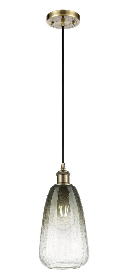 Innovations - 516-1P-AB-G480-6SL - One Light Mini Pendant - Ballston - Antique Brass
