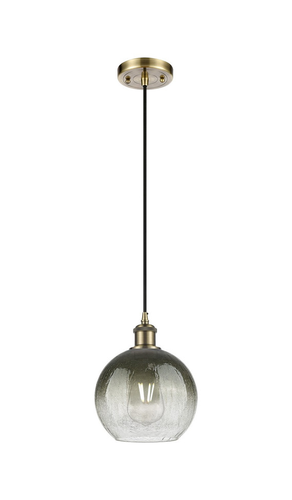 Innovations - 516-1P-AB-G483-8SL - One Light Mini Pendant - Ballston - Antique Brass
