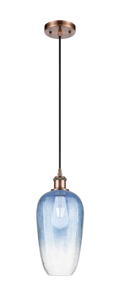 Innovations - 516-1P-AC-G484-7SB - One Light Mini Pendant - Ballston - Antique Copper