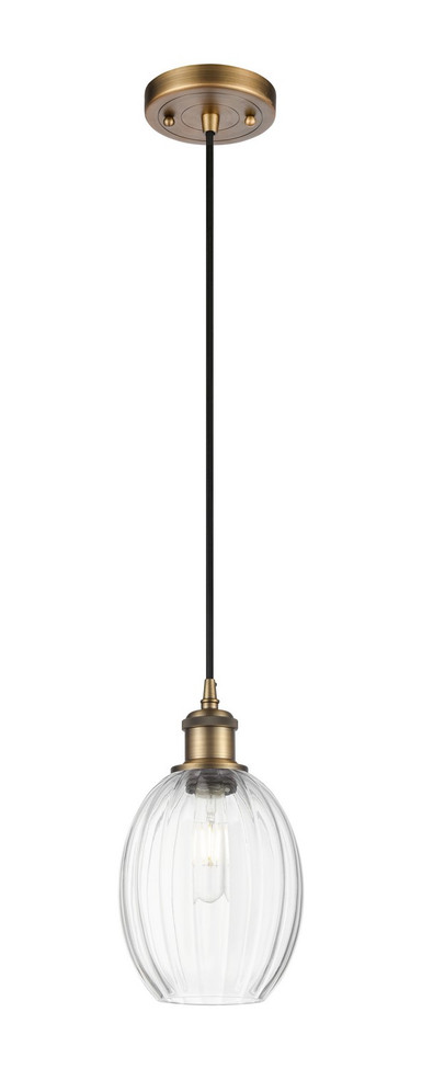 Innovations - 516-1P-BB-G459-6CL - One Light Mini Pendant - Ballston - Brushed Brass