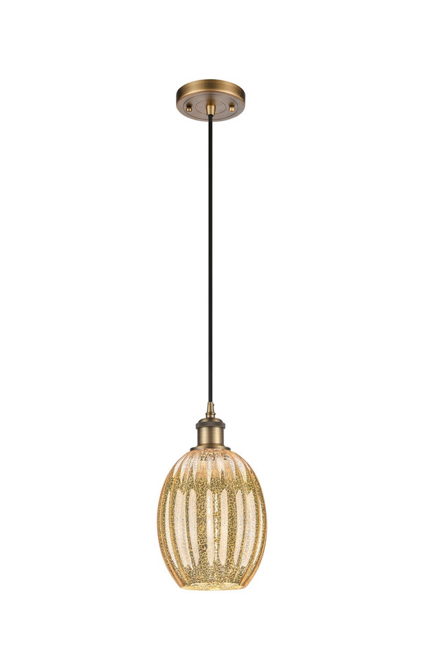 Innovations - 516-1P-BB-G459-6ME - One Light Mini Pendant - Ballston - Brushed Brass