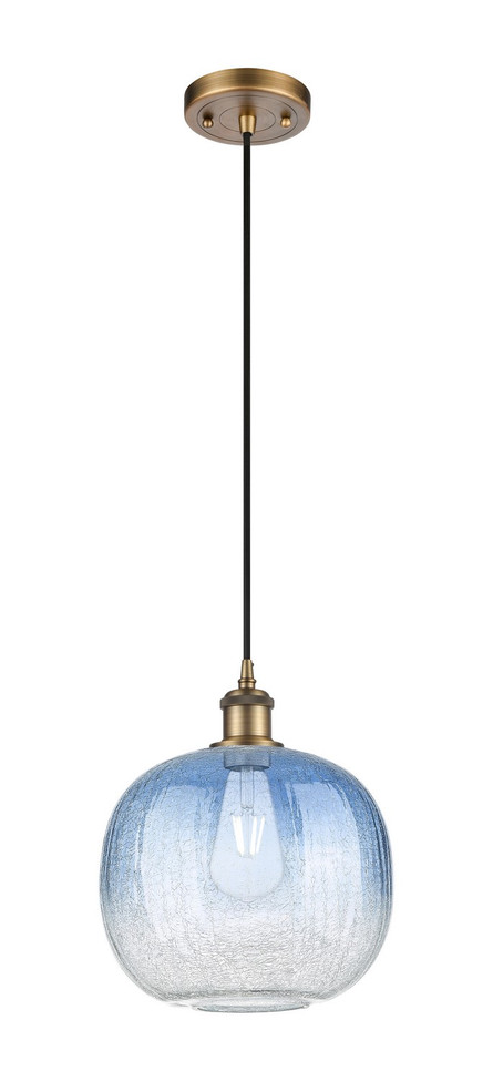 Innovations - 516-1P-BB-G481-10SB - One Light Mini Pendant - Ballston - Brushed Brass