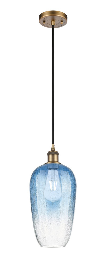 Innovations - 516-1P-BB-G484-7SB - One Light Mini Pendant - Ballston - Brushed Brass