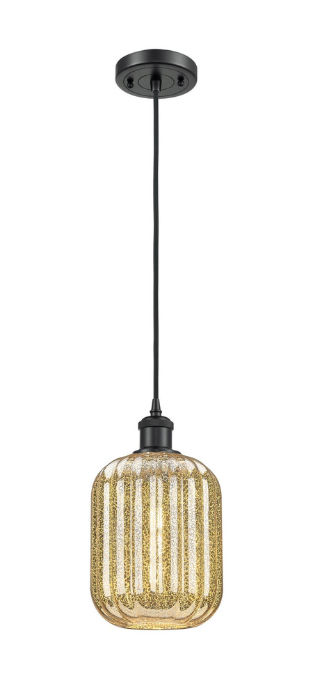 Innovations - 516-1P-BK-G460-7ME - One Light Mini Pendant - Ballston - Matte Black