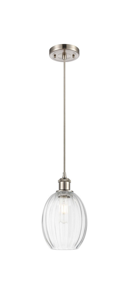Innovations - 516-1P-SN-G459-6CL - One Light Mini Pendant - Ballston - Brushed Satin Nickel