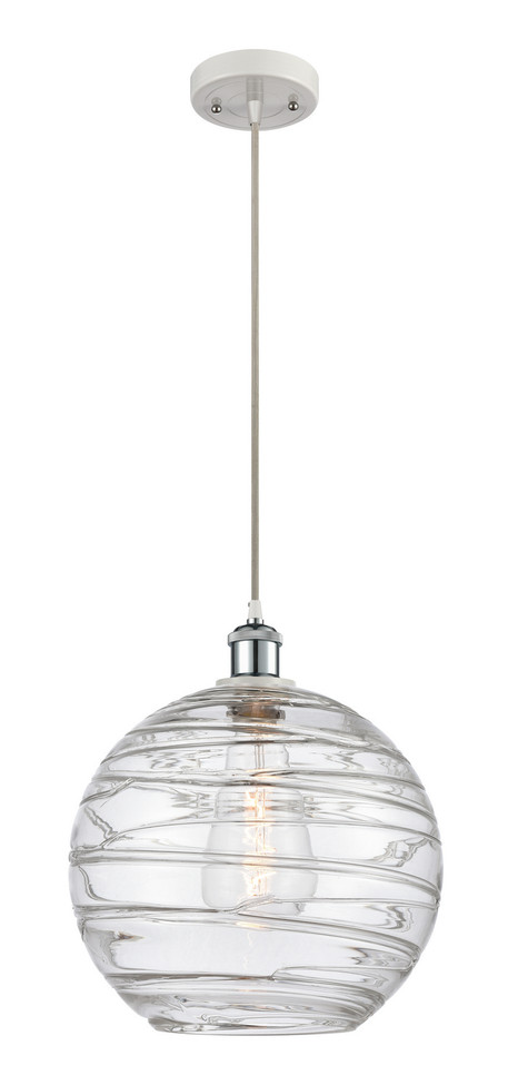 Innovations - 516-1P-WPC-G1213-12-LED - LED Mini Pendant - Ballston - White Polished Chrome