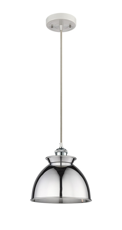 Innovations - 516-1P-WPC-M14-PC - One Light Pendant - Ballston - White Polished Chrome