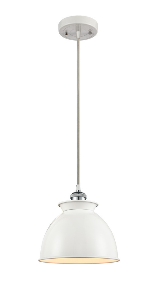 Innovations - 516-1P-WPC-M14-W - One Light Mini Pendant - Ballston - White Polished Chrome