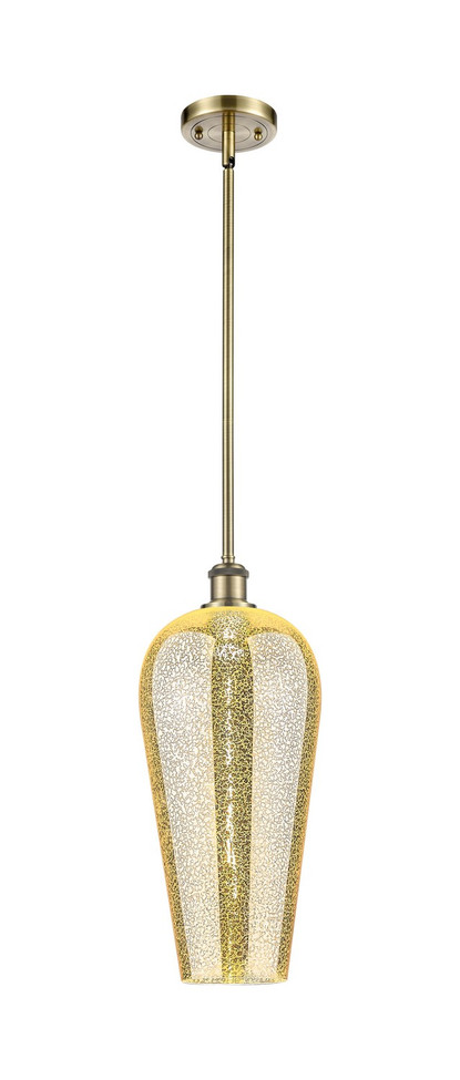 Innovations - 516-1S-AB-G456-8ME - One Light Mini Pendant - Ballston - Antique Brass