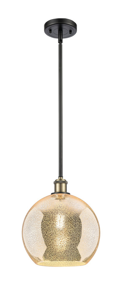 Innovations - 516-1S-BAB-G128-10 - One Light Mini Pendant - Ballston - Black Antique Brass