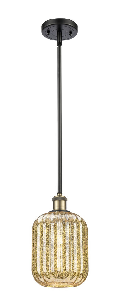 Innovations - 516-1S-BAB-G460-7ME - One Light Mini Pendant - Ballston - Black Antique Brass