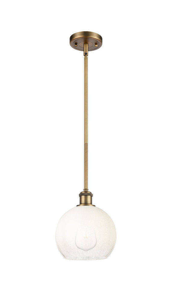 Innovations - 516-1S-BB-G483-8OP - One Light Mini Pendant - Ballston - Brushed Brass
