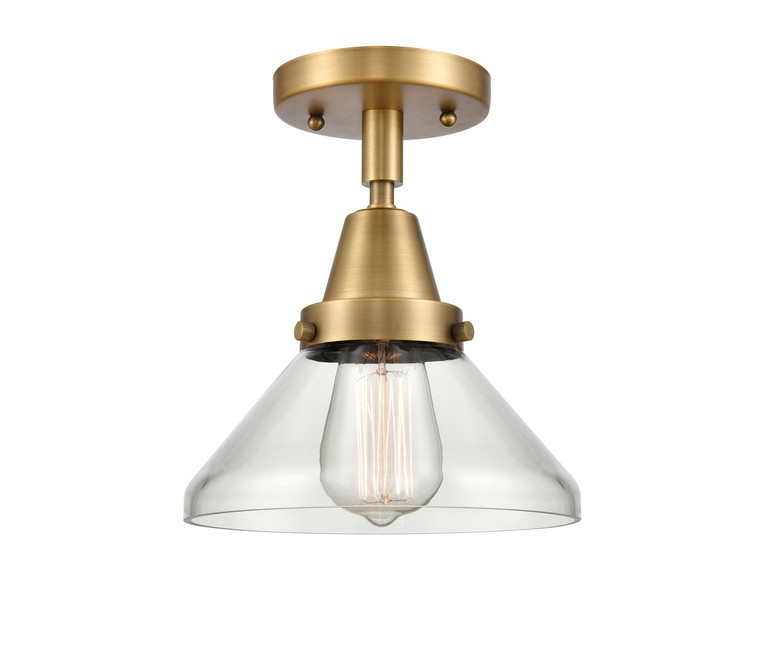 Innovations - 447-1C-BB-G4472 - One Light Flush Mount - Caden - Brushed Brass