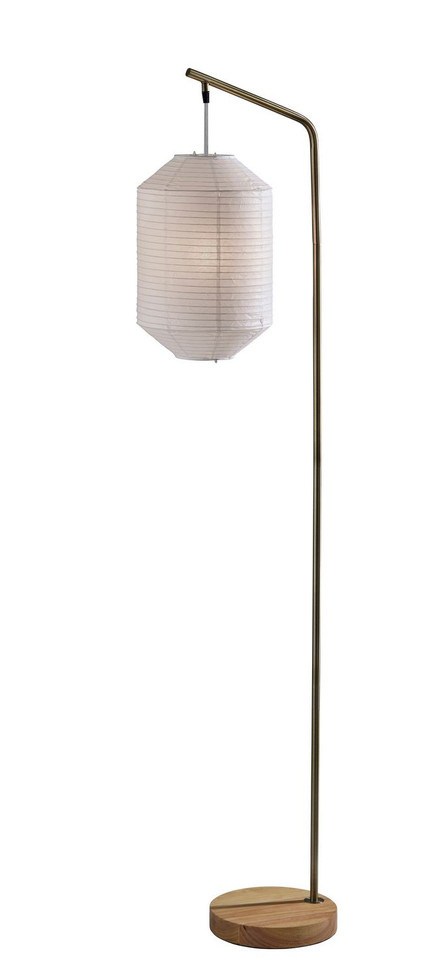 Adesso Home - 1597-21 - Floor Lamp - Keanu - Antique Brass