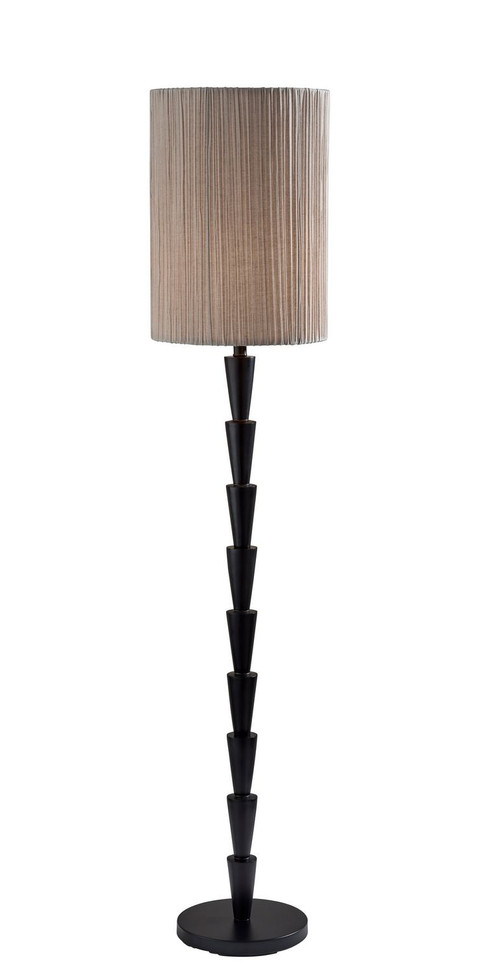 Adesso Home - 1643-01 - Floor Lamp - Amos - Black