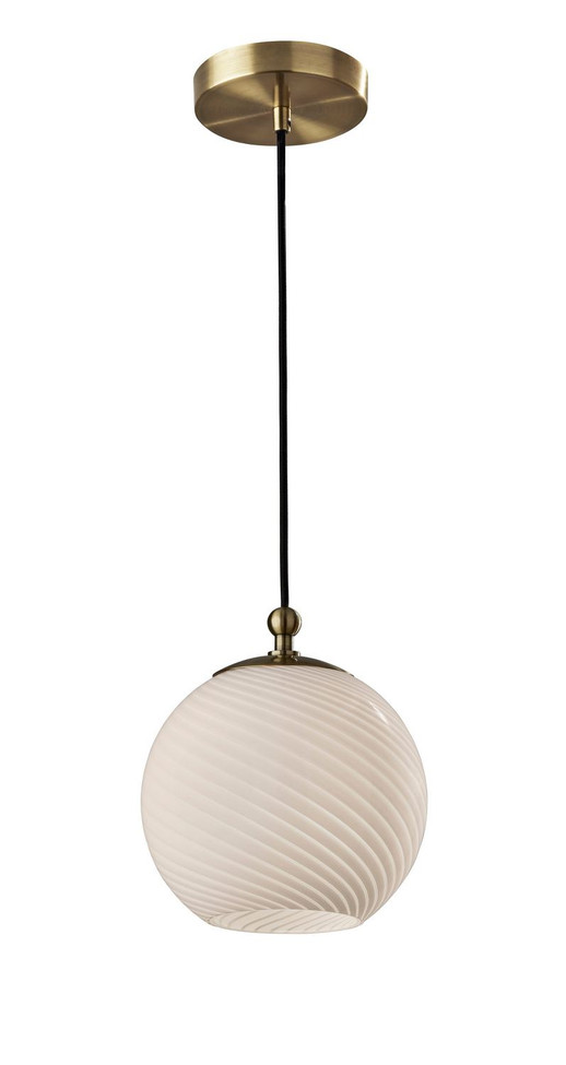 Adesso Home - 3256-21 - Pendant - Swirl - Antique Brass