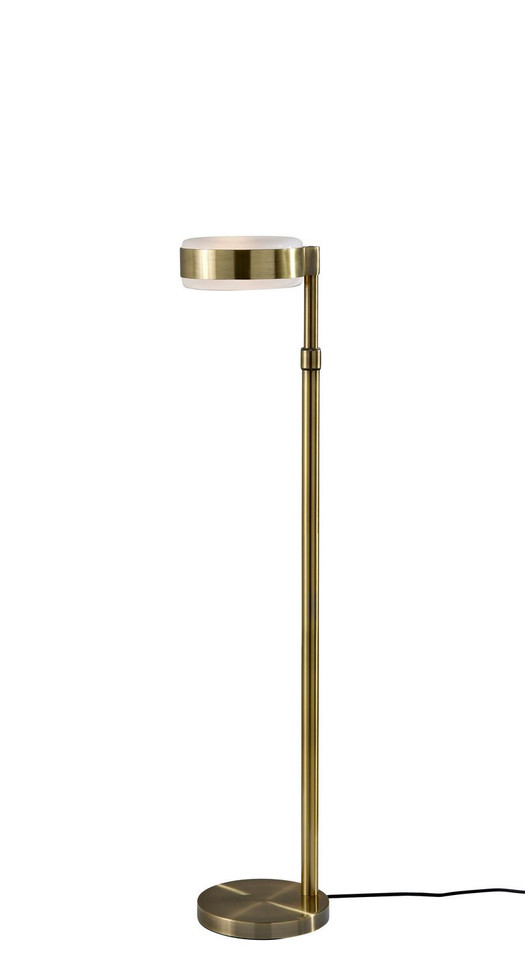 Adesso Home - AD9105-21 - Floor Lamp - Linis - Antique Brass