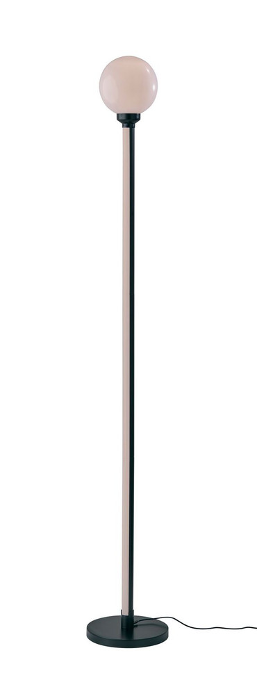 Adesso Home - SL0371-01 - LED Floor Lamp - Astra - Black White Plastic