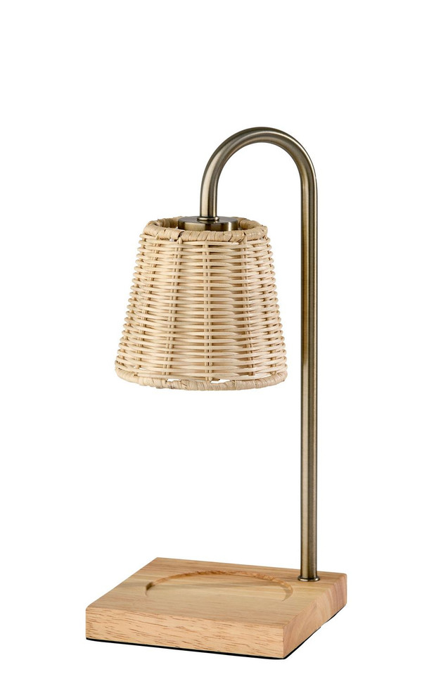 Adesso Home - SL1190-21 - Candlewarmer Lamp - Ridgley - Antique Brass