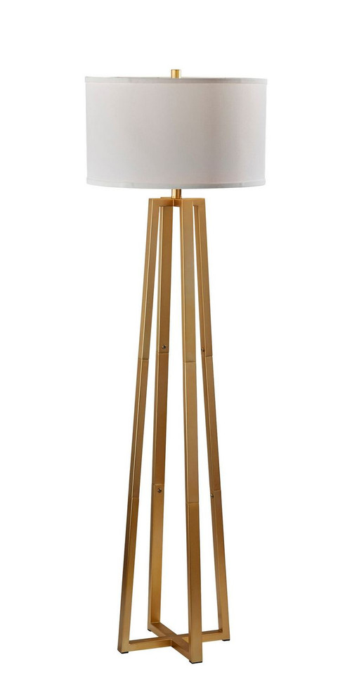Adesso Home - SL3970-21 - Floor Lamp - Oakley - Antique Brass