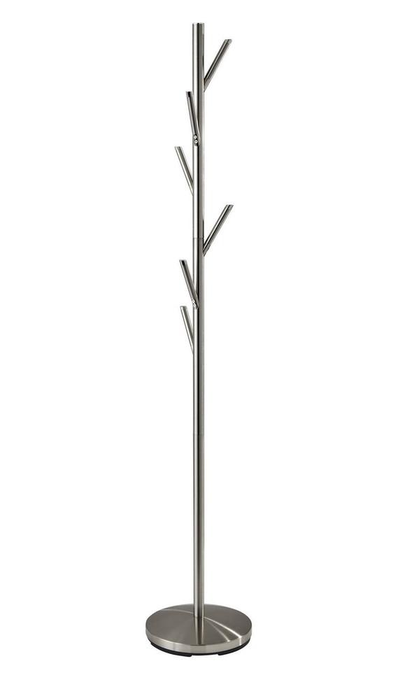 Adesso Home - WK2036-22 - Coat Rack - Evergreen - Brushed Steel