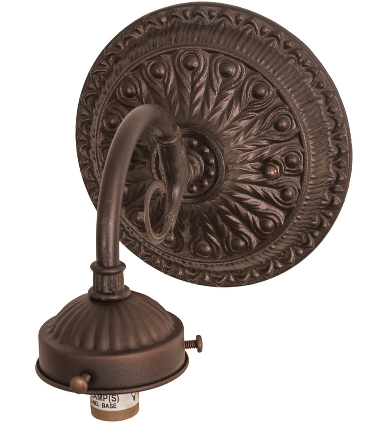 Meyda Tiffany - 12664 - One Light Wall Sconce - Wall Sconce Hardware - Mahogany Bronze