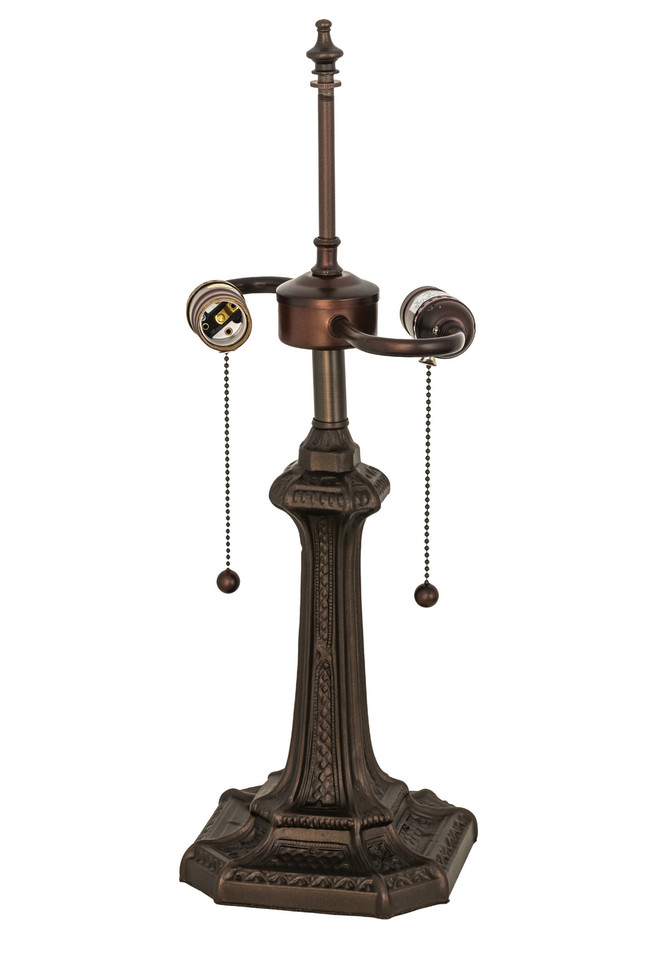Meyda Tiffany - 13350 - Table Base Hardware - Gothic - Mahogany Bronze