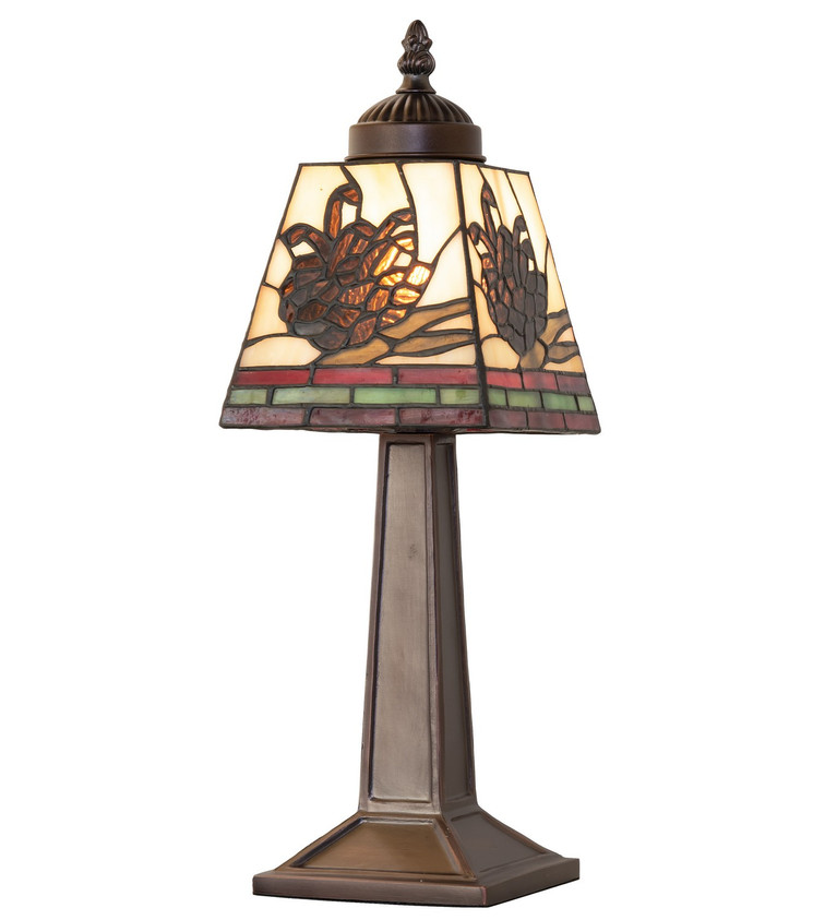 Meyda Tiffany - 262792 - One Light Mini Lamp - Pinecone - Mahogany Bronze