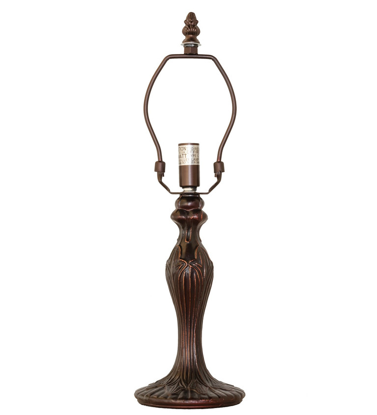 Meyda Tiffany - 264693 - One Light Base - Fleur - Mahogany Bronze