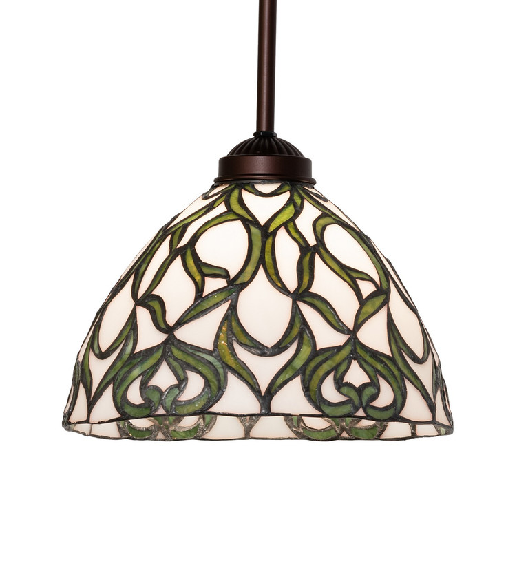 Meyda Tiffany - 265806 - One Light Pendant - Grand Tulip Medallion - Mahogany Bronze