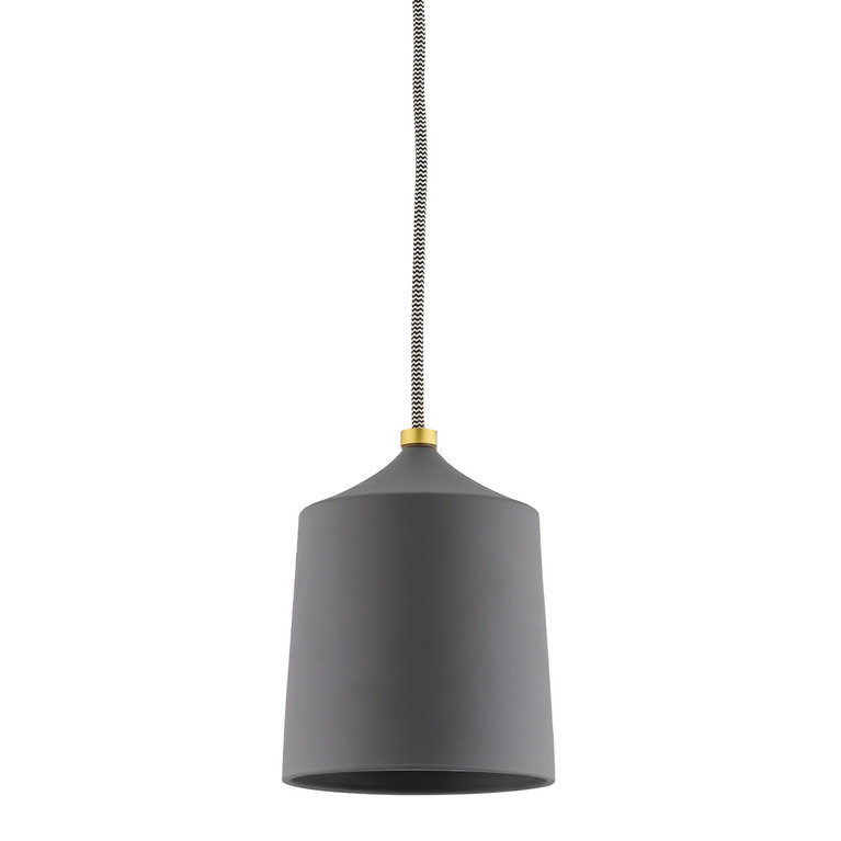 Mitzi - H339701-AGB/MB - One Light Pendant - Megan - Aged Brass