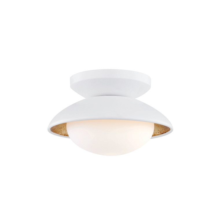 Mitzi - H368601S-WH/GL - LED Semi Flush Mount - Cadence - White