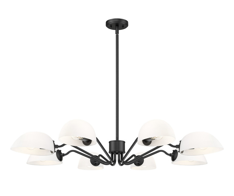 Z-Lite - 3048-8MB - Eight Light Chandelier - Breton - Matte Black