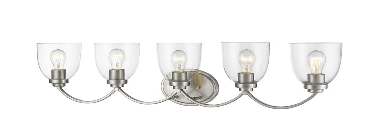 Z-Lite - 460-5V-BN - Five Light Vanity - Ashton - Brushed Nickel