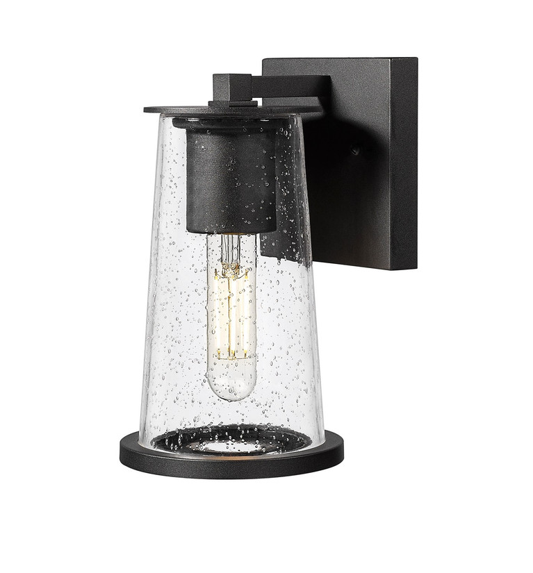 Z-Lite - 5004S-BK - One Light Outdoor Wall Light - Bar Harbor - Sand Black