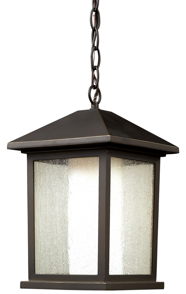 Z-Lite - 524CHB - One Light Outdoor Chain Mount Ceiling Fixture - Mesa - Oil Rubbed Bronze