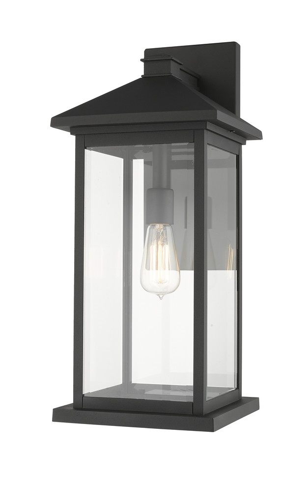 Z-Lite - 531BXL-BK - One Light Outdoor Wall Light - Portland - Black