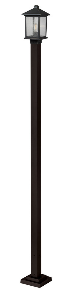 Z-Lite - 531PHMS-536P-ORB - One Light Outdoor Post Mounted Fixture - Portland - Oil Rubbed Bronze
